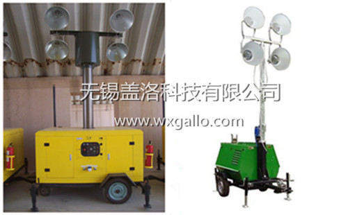 移动升降照明车,移动照明车,移动伸缩式照明灯,全方位遥控自动升降工作灯2